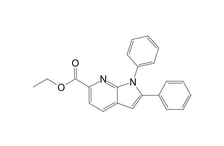 1,2-Diphenyl-6-pyrrolo[2,3-b]pyridinecarboxylic acid ethyl ester