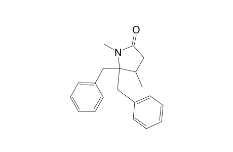 2-Pyrrolidinone, 1,4-dimethyl-5,5-bis(phenylmethyl)-, (.+-.)-