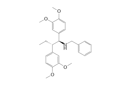 (1S,2S)-1,2-bis(3,4-dimethoxyphenyl)-N-(phenylmethyl)-1-butanamine