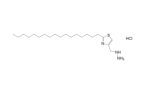 2-heptadecyl-4-(hydrazinomethyl)thiazole, monohydrochloride