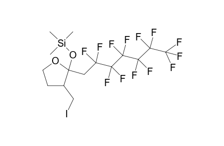 3-iodomethyl-2-(2,2,3,3,4,4,5,5,6,6,7,7,7-Tridecafluoroheptyl)-2-trimethylsiloxy)oxolane