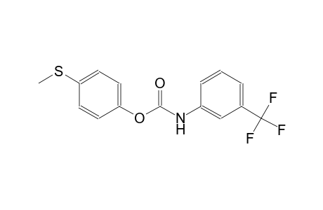 (3-Trifluoromethylphenyl)carbamic acid, 4-methylsulfanylphenyl ester