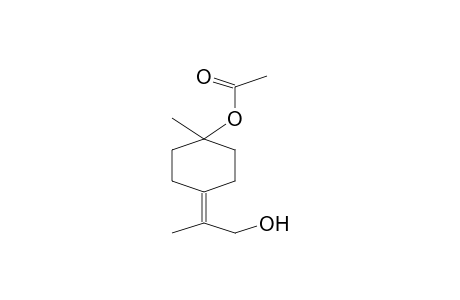 Cyclohexanol, 4-(2-hydroxy-1-methylethylidene)-1-methyl-, 1-acetate