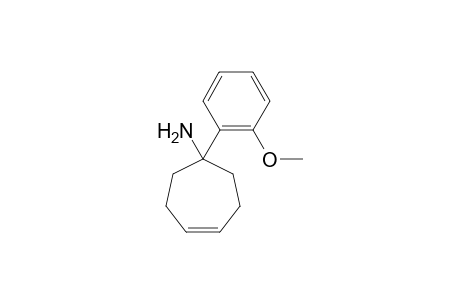 1-(2-Methoxyphenyl)cyclohept-4-en-1-amine