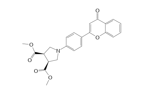 (3R*,4S*)-DIMETHYL-1-[4-(4-OXO-4H-CHROMEN-2-YL)-PHENYL]-PYRROLIDINE-3,4-DICARBOXYLATE