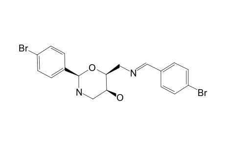 CIS-2-(PARA-BROMOPHENYL)-5-HYDROXY-CIS-6-[N-(PARA-BROMOPHENYL)-AMINOMETHYL]-1,3-OXAZANE