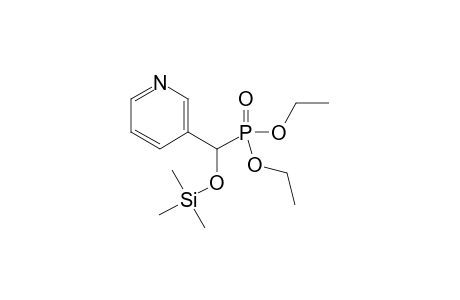 Diethyl .alpha.-trimethyloxy-3-pyridinylphosphonate
