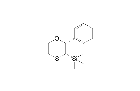 cis-2-Phenyl-3-trimethylsilyl-1,4-oxathiane