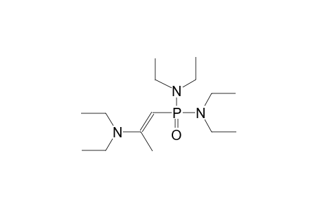 TETRAETHYLDIAMIDO(2-DIMETHYLAMINO-1-PROPENYL)PHOSPHONATE