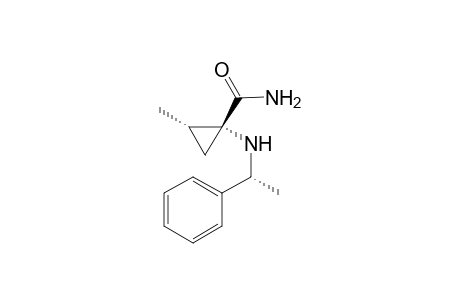 (1R,2S,1'R)-1-[(1'-Methylbenzyl)amino]-2-methylcyclopropanecarboxamide major isomer