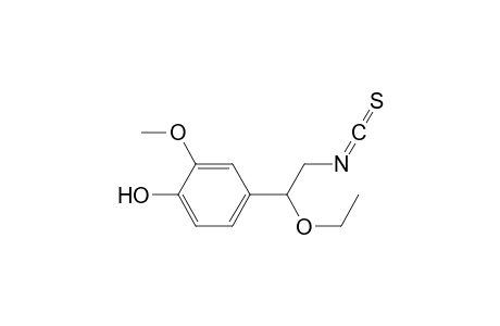 Phenol, 4-(1-ethoxy-2-isothiocyanatoethyl)-2-methoxy-