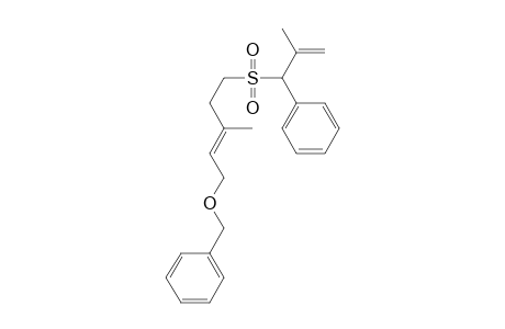 Benzene, [[[3,7-dimethyl-6-(phenylsulfonyl)-2,7-octadienyl]oxy]methyl]-, (E)-