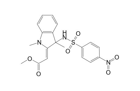 Acetic acid, [1,3-dihydro-1,3-dimethyl-3-[[(4-nitrophenyl)sulfonyl]amino]-2H-indol -2-ylidene]-,,ter
