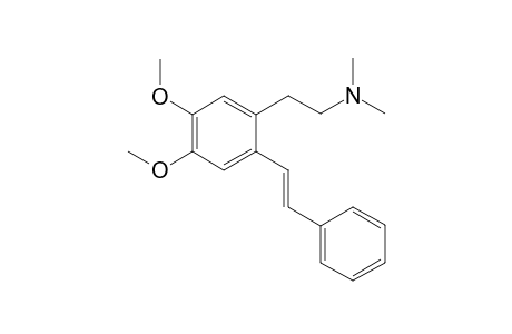 (E)-N-2-{2-[2-(Phenylethenyl]-4,5-dimethoxyphenyl}ethyl-N,N-dimethylamine