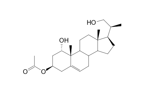 Pregn-5-ene-1,3,21-triol, 20-methyl-, 3-acetate, (1.alpha.,3.beta.,20S)-