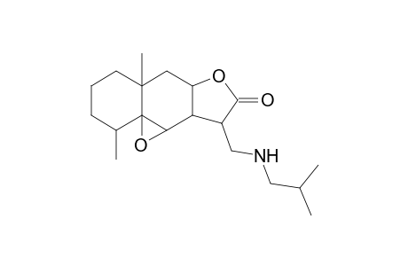 2H-Benzo[f]oxireno[2,3-E]benzofuran-8(9H)-one, octahydro-2,5a-dimethyl-9-[[(2-methylpropyl)amino]methyl]-