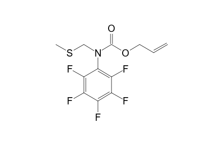 N-Pentafluorophenyl-N-methylthiomethylcarbamic acid allyl ester