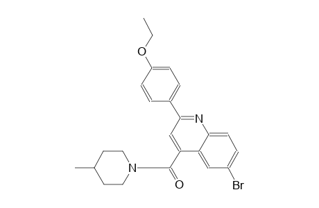 4-{6-bromo-4-[(4-methyl-1-piperidinyl)carbonyl]-2-quinolinyl}phenyl ethyl ether