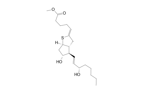 Prosta-5,13-dien-1-oic acid, 6,9-epithio-11,15-dihydroxy-, methyl ester, (5E,9.alpha.,11.alpha.,13E,15S)-