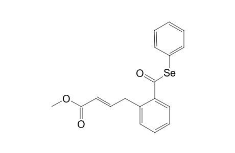 Methyl 4-[2-[(phenylseleno)carbonyl]phenyl]-2-butanoate