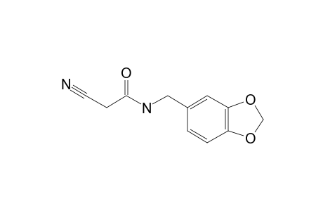 N-(1,3-Benzodioxol-5-ylmethyl)-2-cyanoacetamide