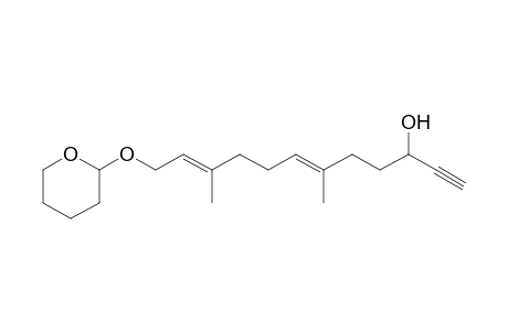 (RS,E,E)-6,10-Dimethyl-12-{[(RS)-tetrahydro-2H-pyran-2-yl]oxy}dodeca-6,10-dien-1-yn-3-ol