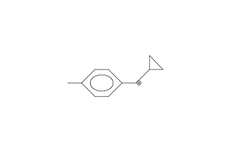 (4-Tolyl)-cyclopropyl-carbonium cation
