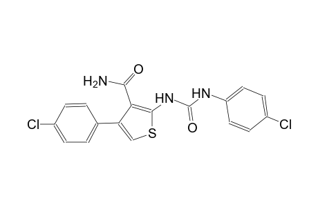 2-{[(4-chloroanilino)carbonyl]amino}-4-(4-chlorophenyl)-3-thiophenecarboxamide