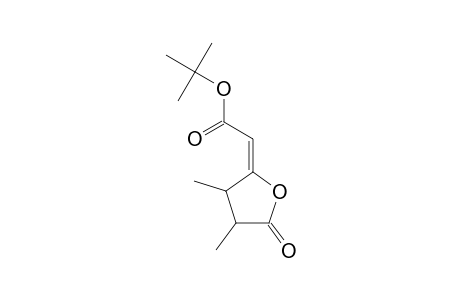 (2E)-2-(3,4-dimethyl-5-oxo-2-oxolanylidene)acetic acid tert-butyl ester