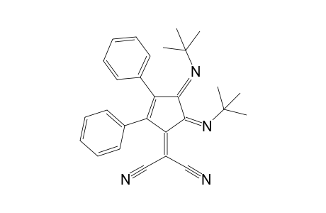 1,2-Bis(tert-butylimino)-3-dicyanomethylene-4,5-diphenyl-4-cyclopentene