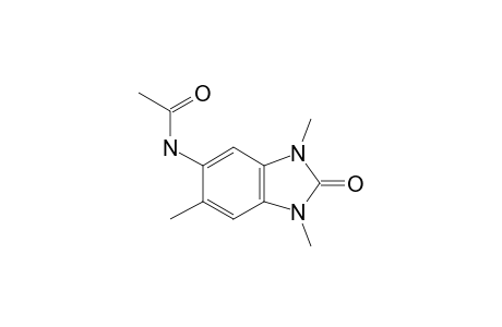 5-Amino-1,3,6-trimethyl-1,3-dihydro-2H-benzimidazol-2-one, N-acetyl-