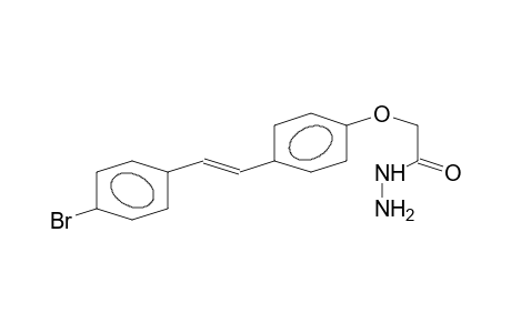 E-4-Bromo-4'-hydrazinocarbonylmethoxy-stilbene