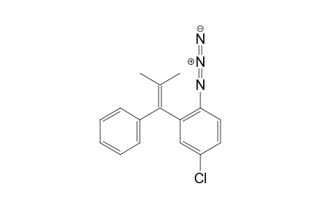 1-Azido-4-chloro-2-(2-methyl-1-phenylprop-1-enyl)benzene