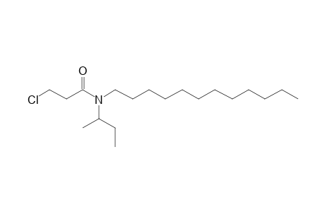 Propionamide, 3-chloro-N-(2-butyl)-N-dodecyl-