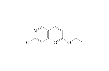 (Z)-3-(6-chloro-3-pyridinyl)-2-propenoic acid ethyl ester