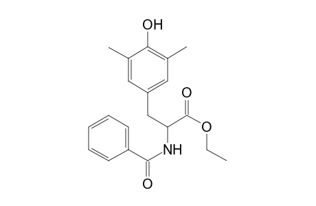 4-[2-(Benzoylamino)-2-(ethoxycaronyl)ethyl]-2,6-dimethylphenol