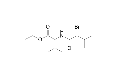 Ethyl 2-[(2-bromo-3-methylbutanoyl)amino]-3-methylbutanoate
