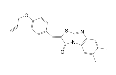 thiazolo[3,2-a]benzimidazol-3(2H)-one, 6,7-dimethyl-2-[[4-(2-propynyloxy)phenyl]methylene]-, (2Z)-