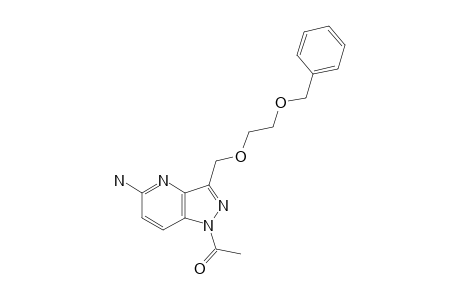 1-ACETYL-3-(2-BENZYLOXY-ETHOXY)-METHYL-1H-PYRAZOLO-[4,3-B]-PYRIDIN-5-YL-AMINE