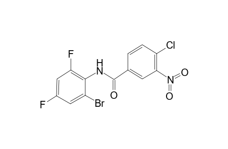 N-(2-Bromo-4,6-difluorophenyl)-4-chloro-3-nitrobenzamide