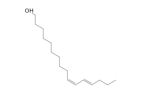 10,12-Hexadecadien-1-ol, (Z,E)-