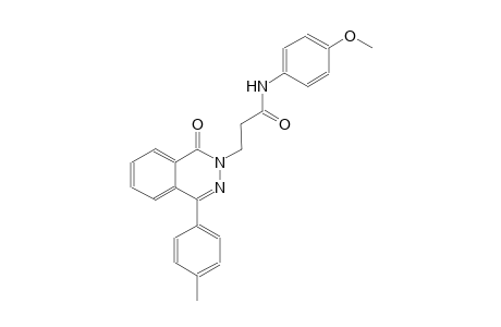 N-(4-methoxyphenyl)-3-(4-(4-methylphenyl)-1-oxo-2(1H)-phthalazinyl)propanamide