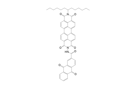 N-(1-Hexylheptyl)-N'-(aminocarbonyl-2'-anthraquinoyl)perylene-3,4:9,10-tetracarboxylic bisimide