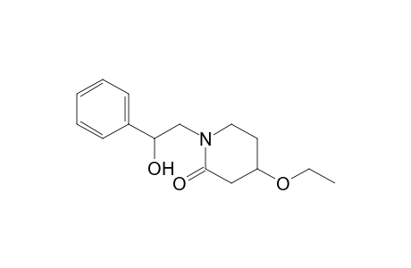 4-Ethoxy-1-(2'-hydroxy-2'-phenylethyl)piperidin-2-one