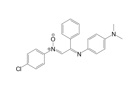 1-(4-Dimethylaminophenyl)-4-(4-chlorophenyl)-2-phenyl-1,4-diazabutadien 4-N-oxide
