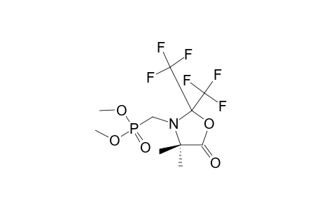 2,2-BIS-(TRIFLUOROMETHYL)-4,4-DIMETHYL-3-(DIMETHOXYPHOSPHINOYL)-METHYL-1,3-OXAZOLIDIN-5-ONE