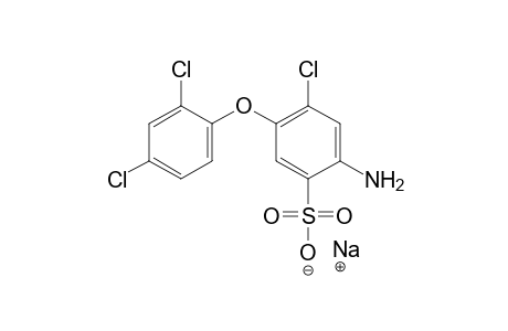 2-amino-4-chloro-5-(2,4-dichlorophenoxy)benzenesulfonic acid, sodium salt