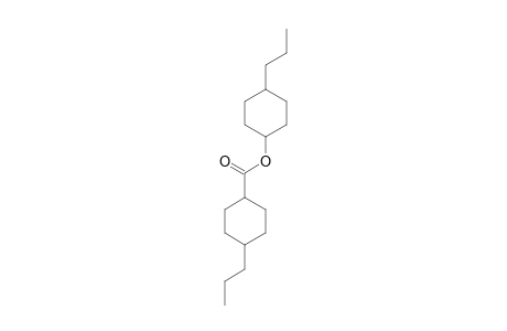4-Propylcyclohexyl 4-propylcyclohexanecarboxylate