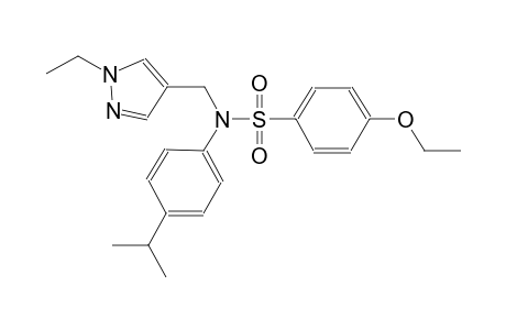 benzenesulfonamide, 4-ethoxy-N-[(1-ethyl-1H-pyrazol-4-yl)methyl]-N-[4-(1-methylethyl)phenyl]-