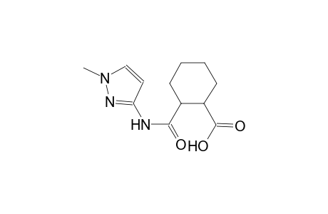 cyclohexanecarboxylic acid, 2-[[(1-methyl-1H-pyrazol-3-yl)amino]carbonyl]-